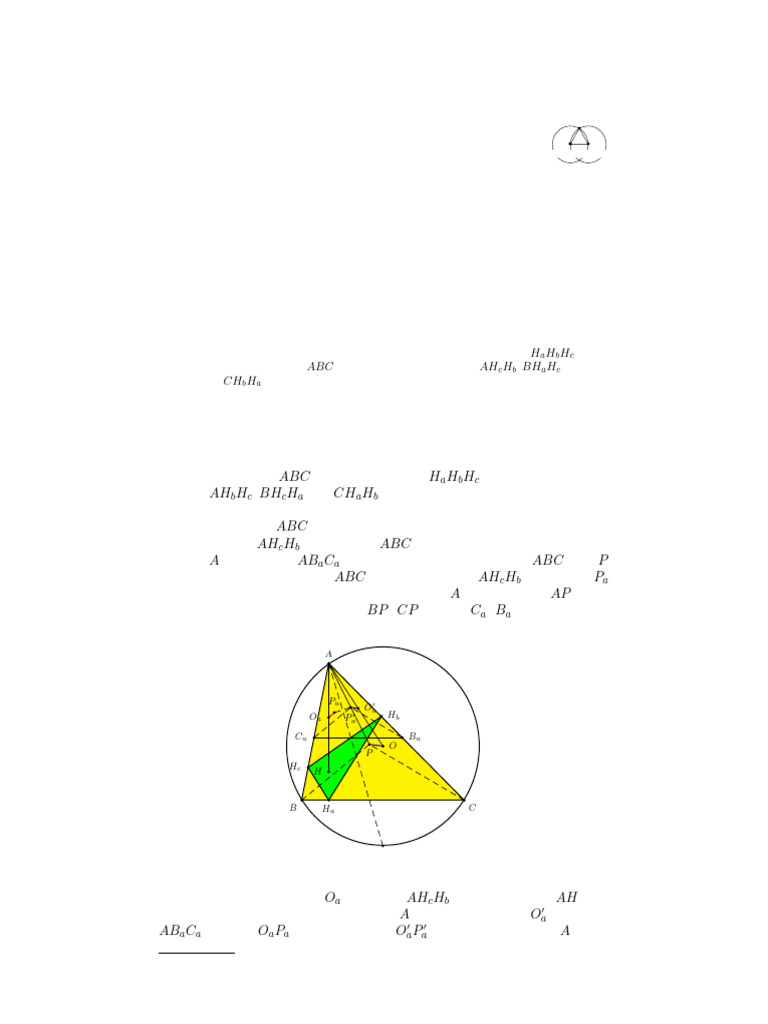 Document - A Generzlization of The Orthic Triangle | PDF | Triangle ...