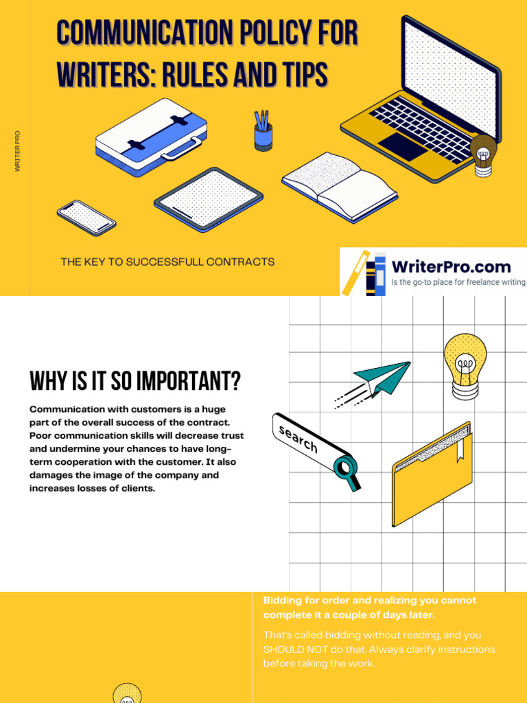 Communication Policy For Writers-Min | PDF | Communication | Human ...