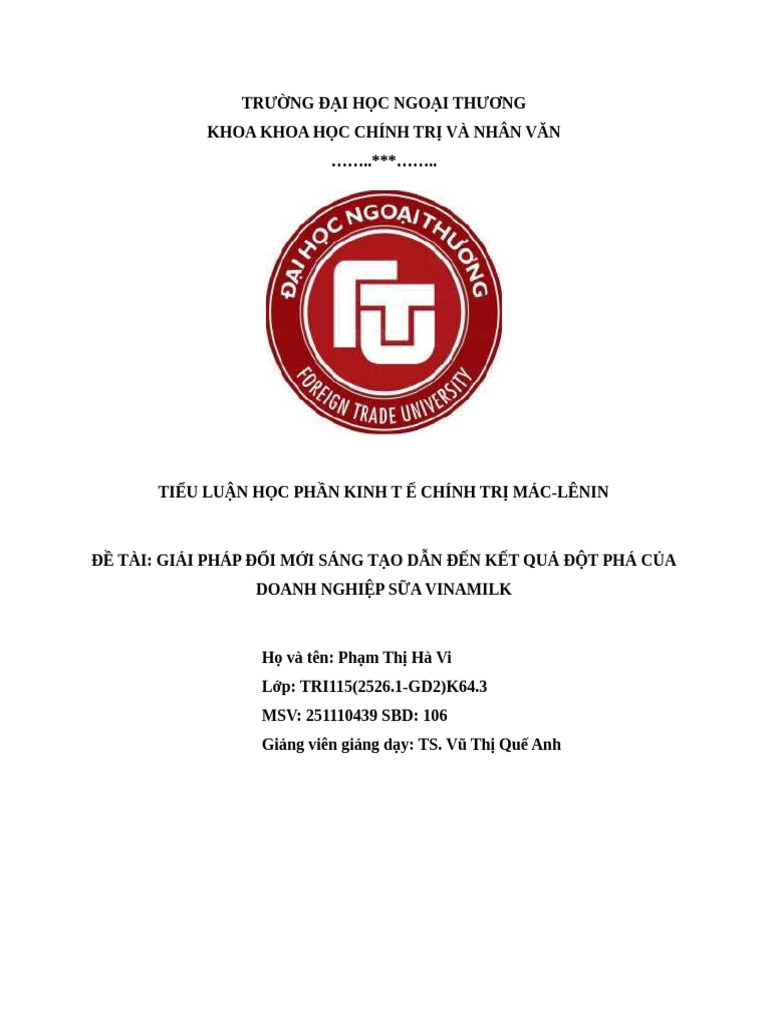 Tiểu luận ktct | PDF