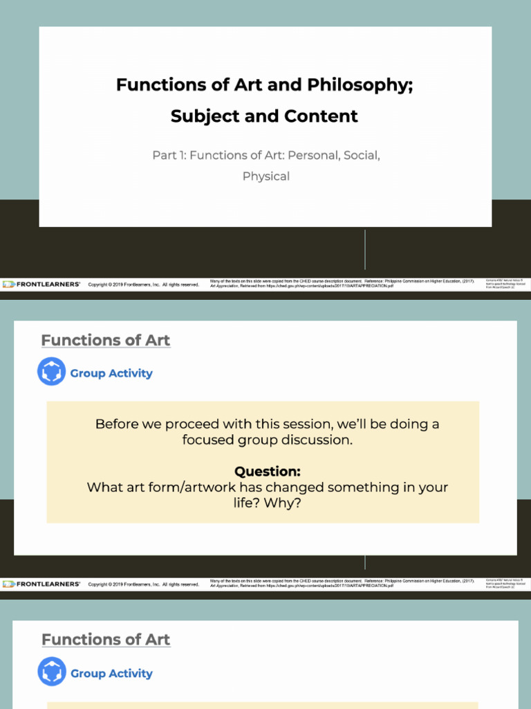 Functions of Art | PDF