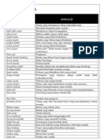 Senarai Peribahasa PMR