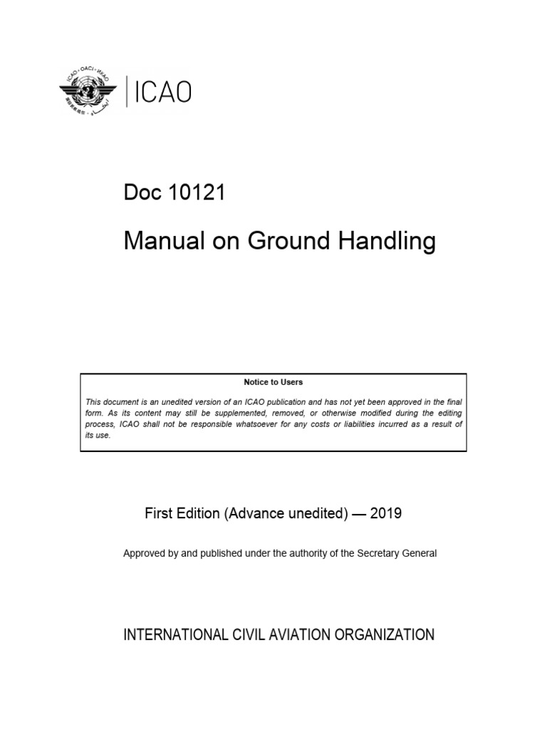 Ground Handling Safety Manual | PDF | Safety | Risk