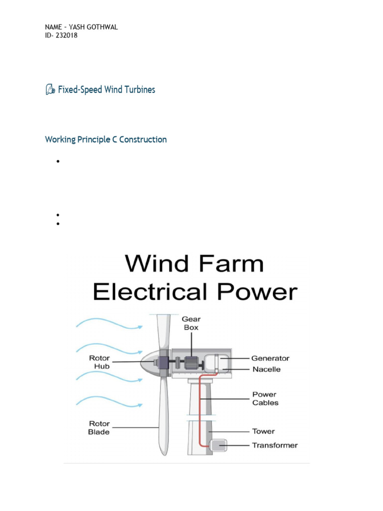 Fixed vs Variable-Speed Wind Turbines | PDF | Wind Turbine | Electric ...