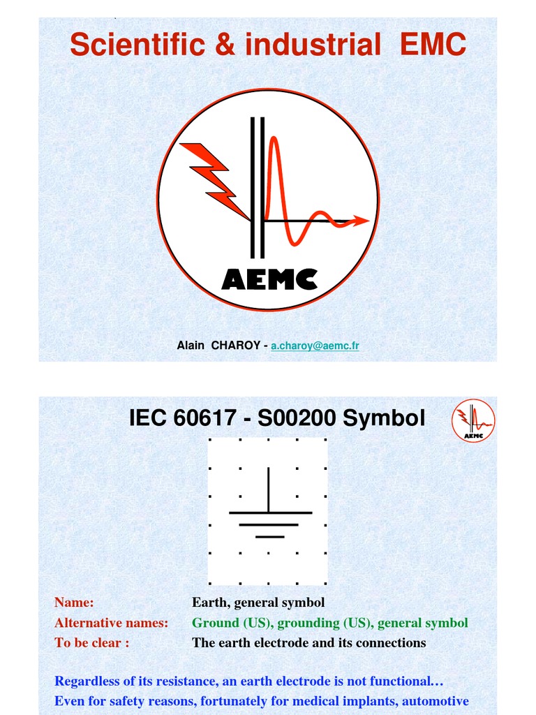 EMC Grounding and Earthing Symbols | PDF | Electromagnetic ...