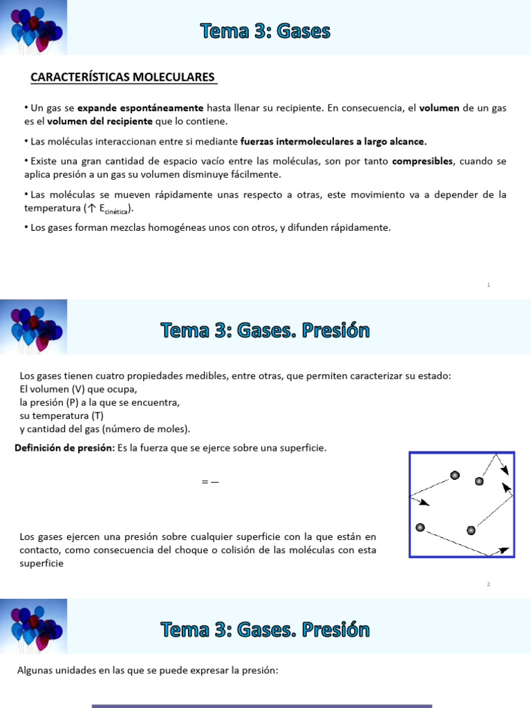 Propiedades y Leyes de los Gases | PDF | Gases | Mole (Unidad)
