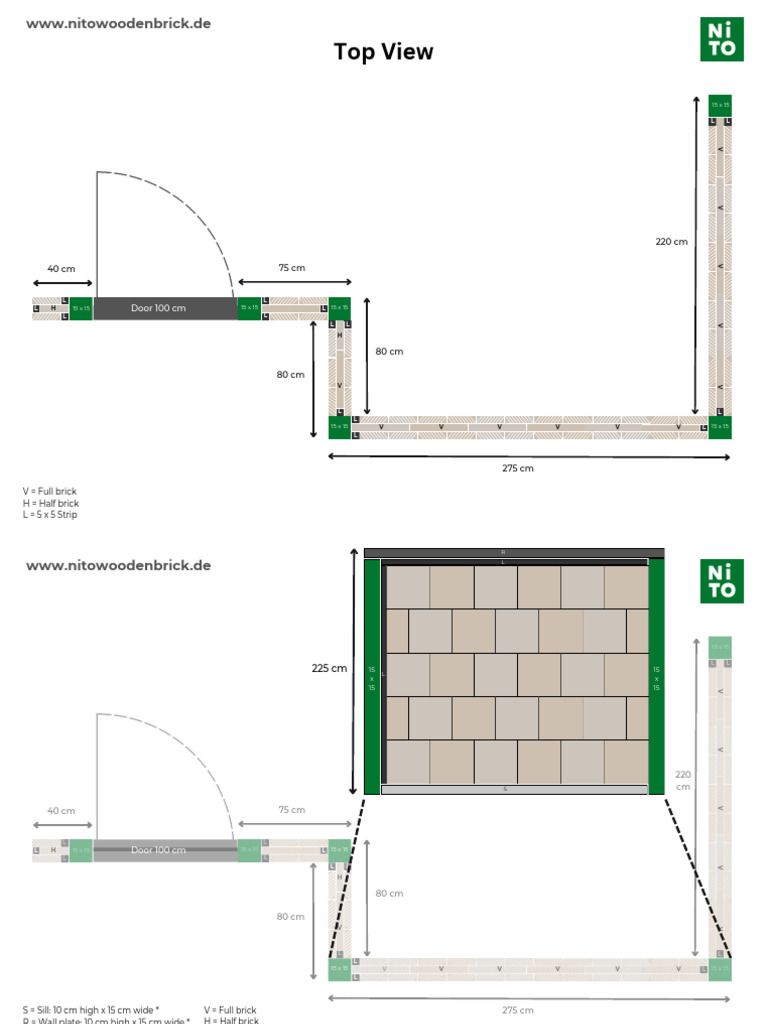 Brick Dimensions and Layout Guide | PDF | Building Engineering ...
