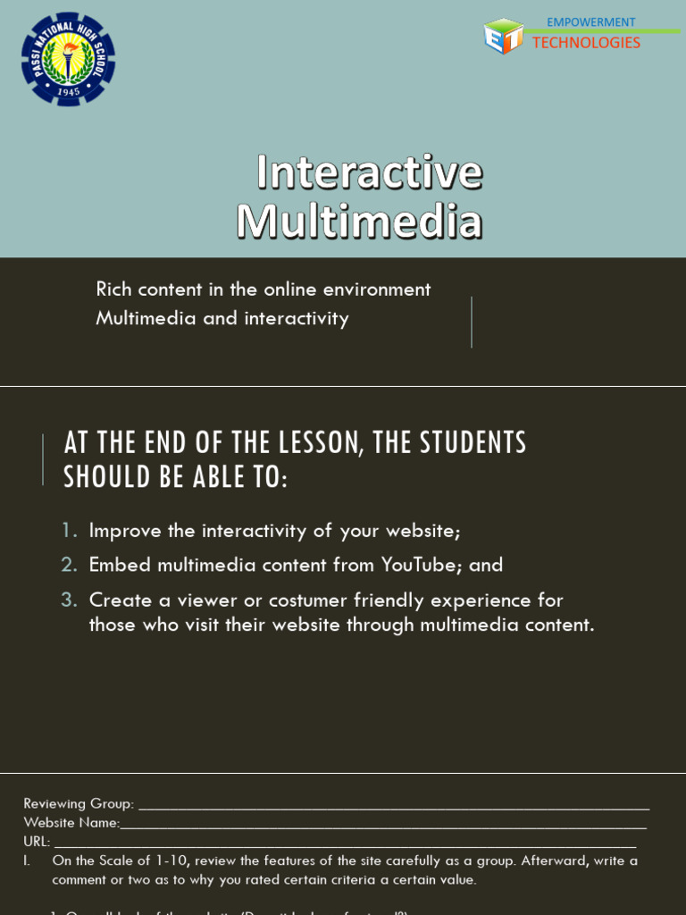 Enhance Website Interactivity with Multimedia | PDF | Podcast | Websites