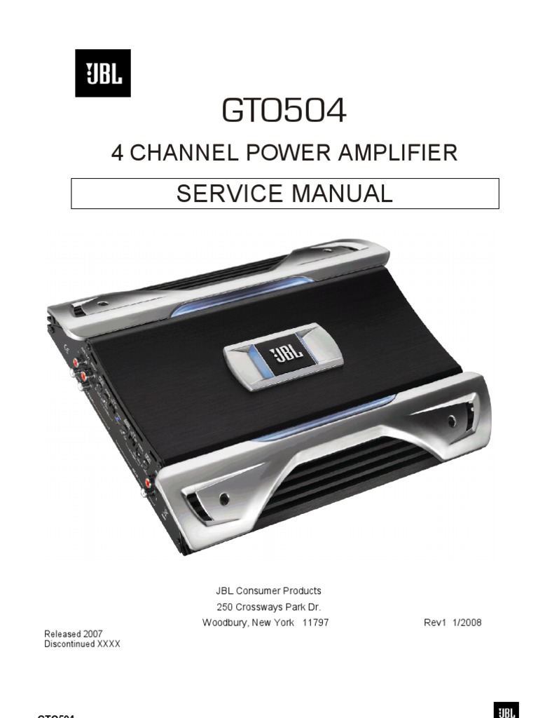 JBL GTO504 at Onlinecarstereo.com