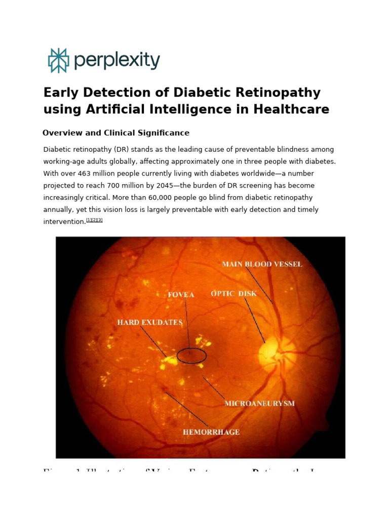 Early Detection of Diabetic Retinopathy Using Arti | PDF | Retina ...