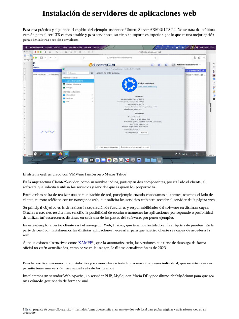Instalación de Servidores Web en Ubuntu | PDF | Mi sql | Servidor ...