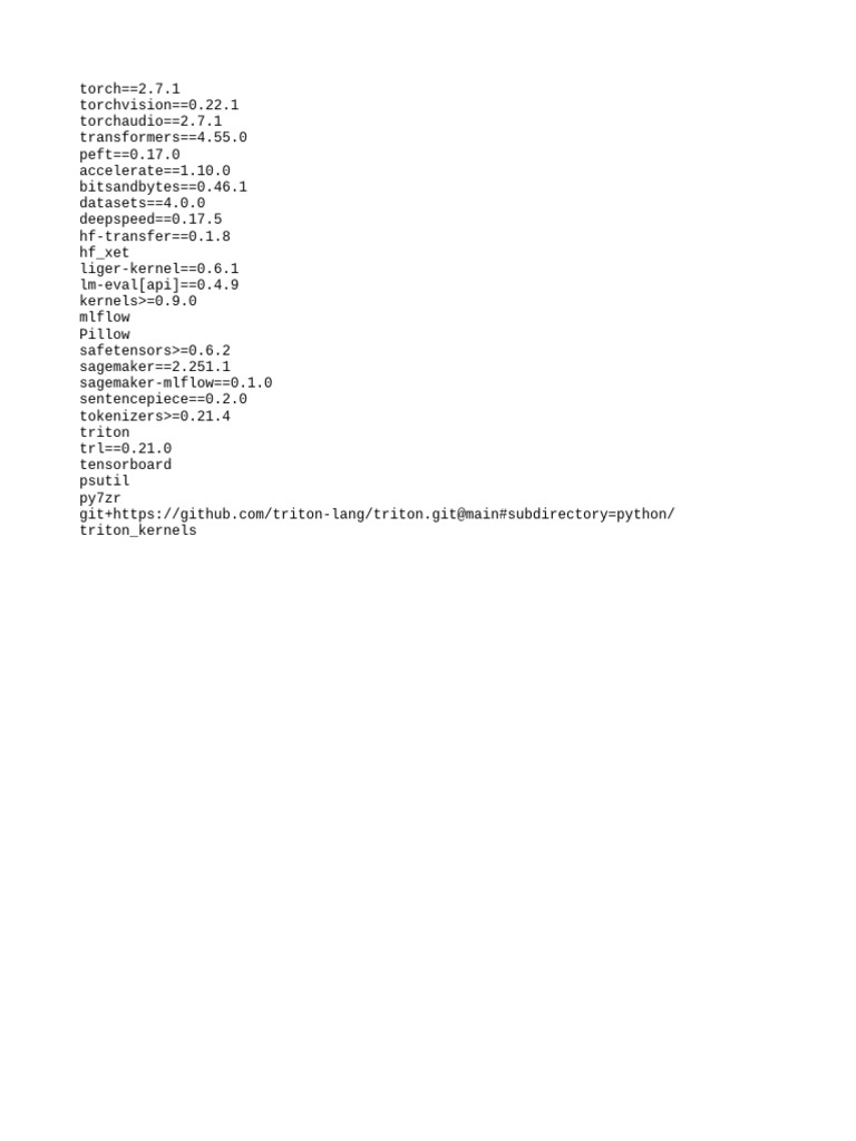 Python Package Requirements List | PDF