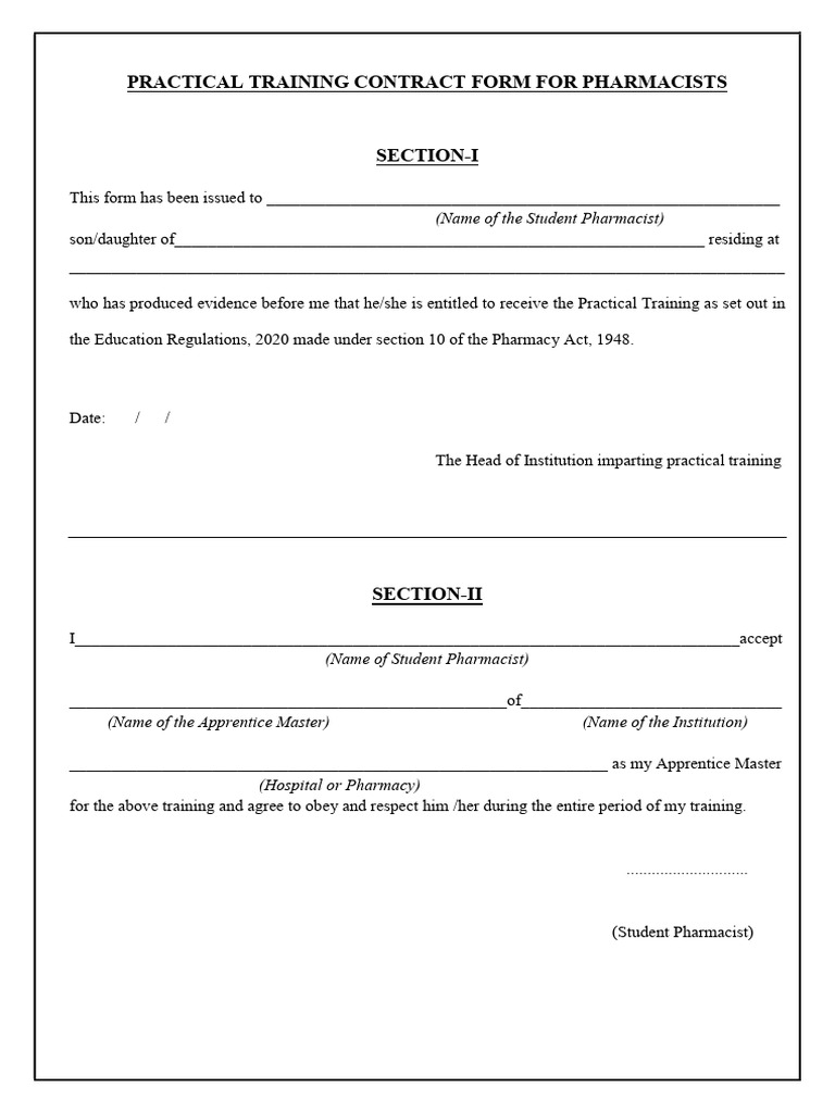 Pharmacist Training Form ER2020 | PDF | Pharmacy | Social Programs