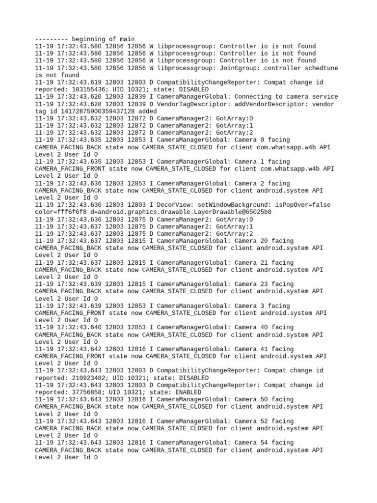 Log Cat 1763548363540 | PDF | Mobile Linux | Embedded Linux Distributions