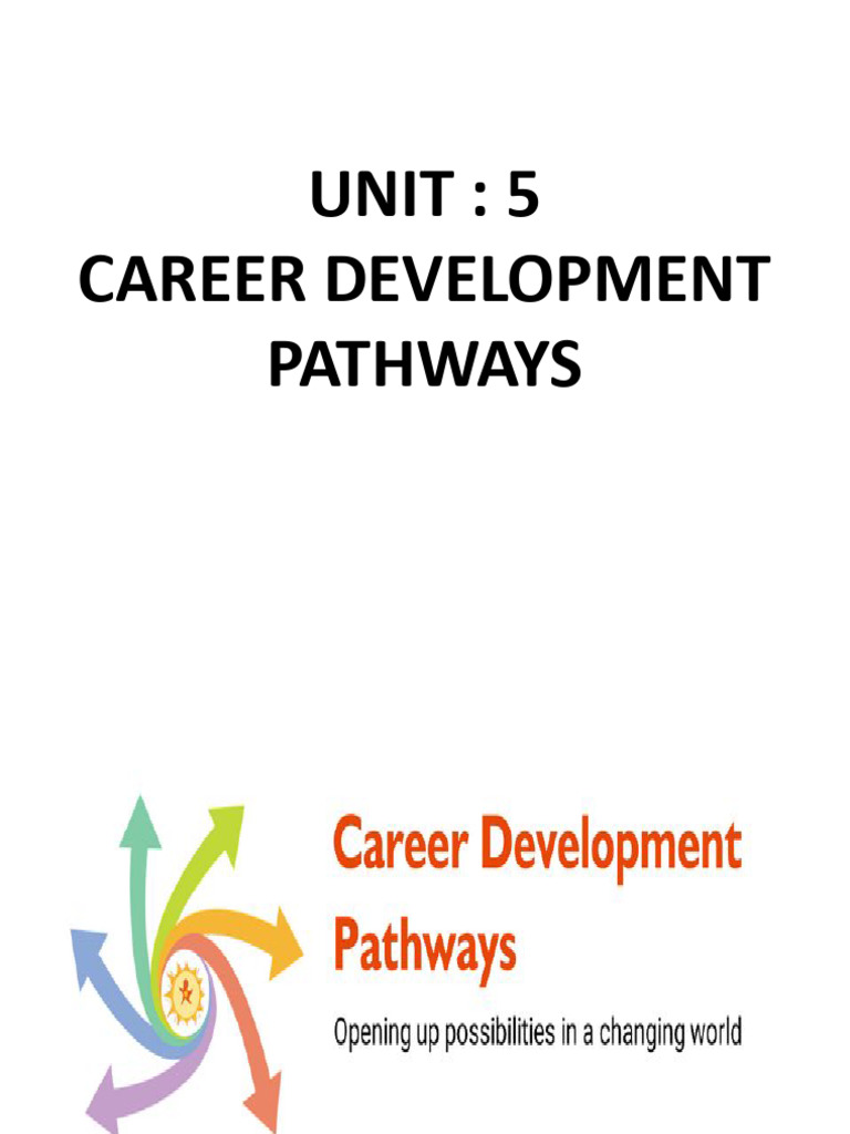 Career Development Pathways Overview | PDF