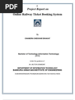 Online Railway Ticket Reservation Docomentation by Chandra Shekhar Bhakat