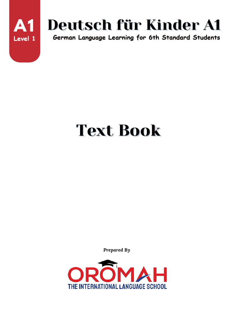 German A1 Text Book | PDF