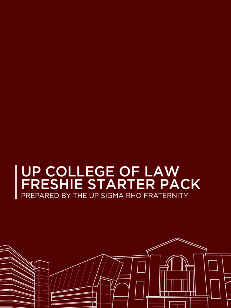 UP Sigma Rho Freshie Pack 2021 | PDF | Pardon | Annulment