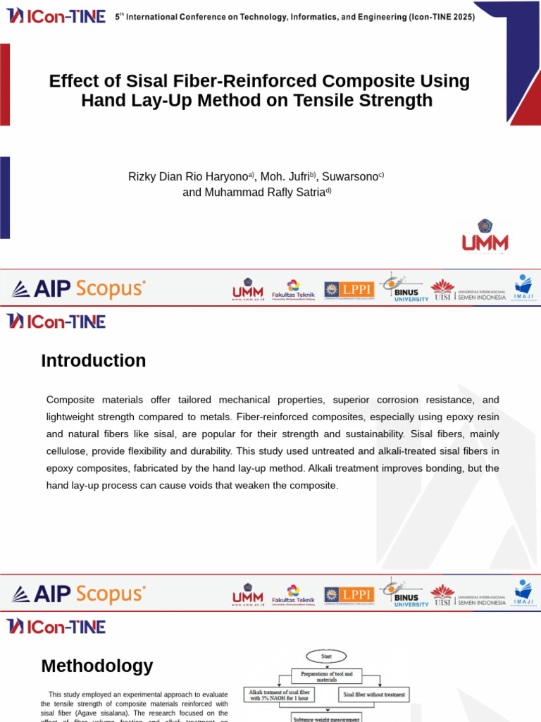 Effect of Sisal Fiber-Reinforced Composite Using Hand Lay-Up Method On ...
