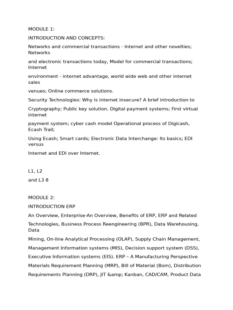 ERP Overview and Implementation Guide | PDF