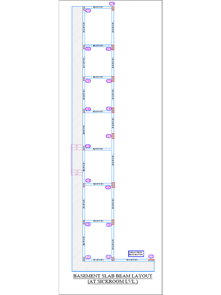 Basement Slab Beam Layout Guide | PDF