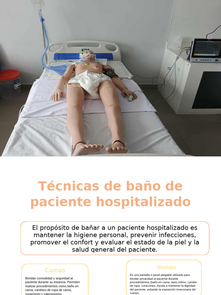 Técnicas de Baño de Paciente Hospitalizado | PDF