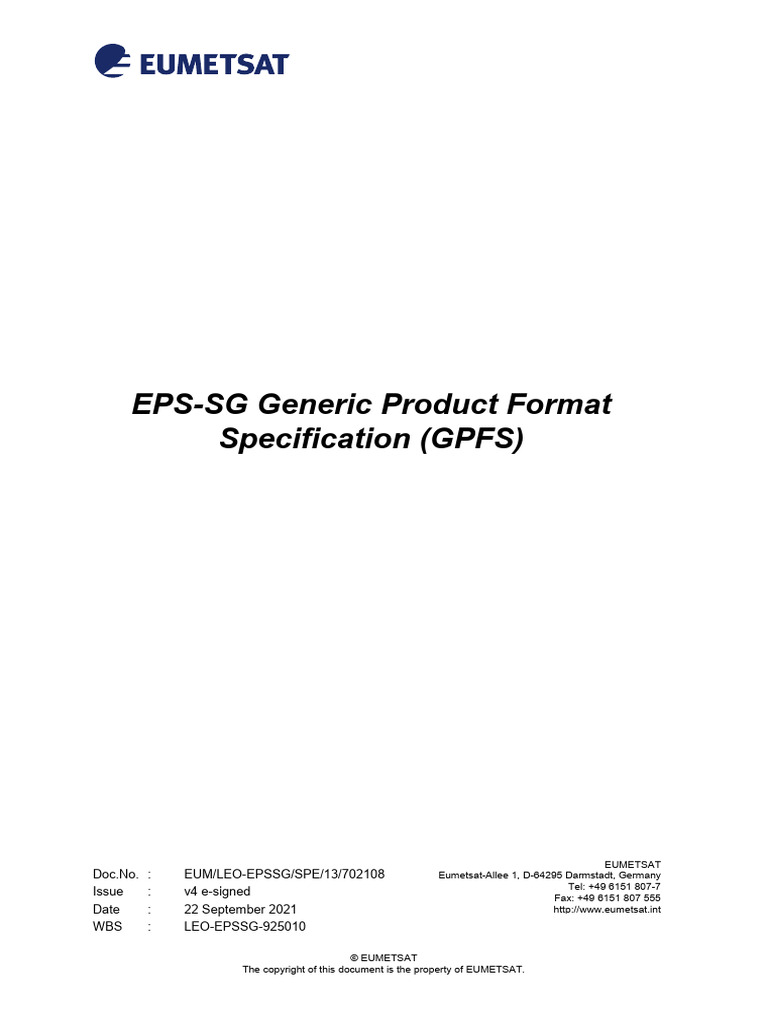 EPS-SG Product Format Specification | PDF | Xml Schema | Xml