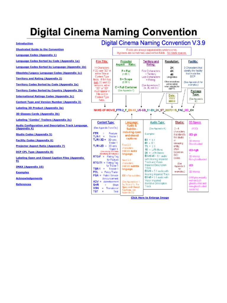 DCP Naming Convention | PDF | Semiotics | Languages