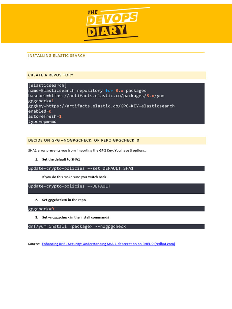 Elastic Search InstallGuide | PDF