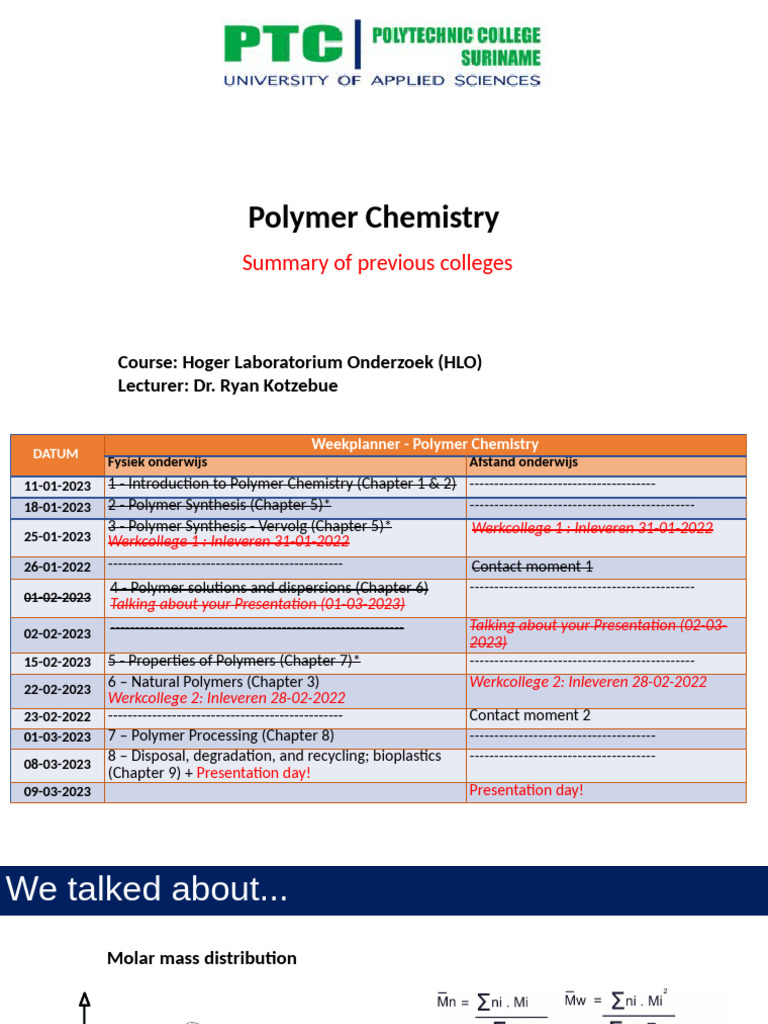 COLLEGE 6 - Natural Polymers | PDF | Polymers | Polysaccharide