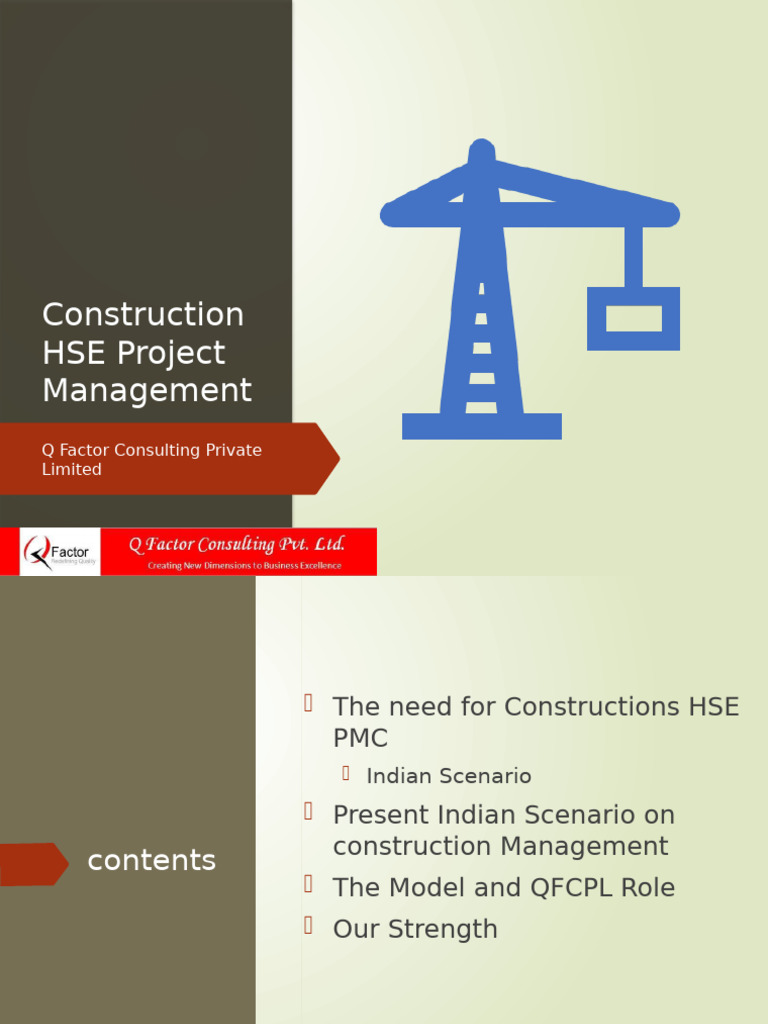 Construction HSE Project Management Guide | PDF | Occupational Safety ...