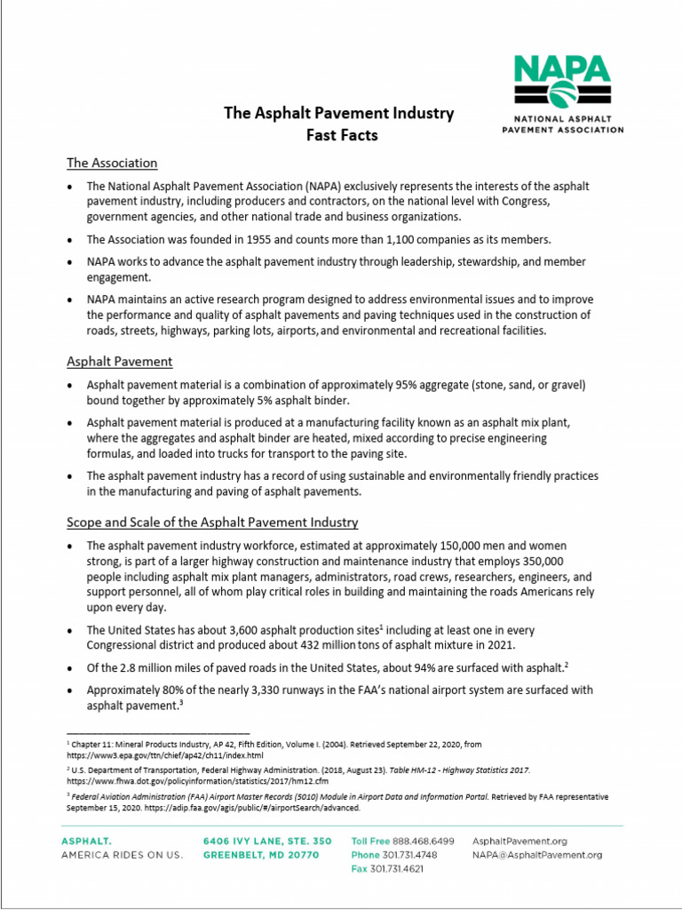 Asphalt Pavement Industry Overview | PDF | Road Surface | Airport