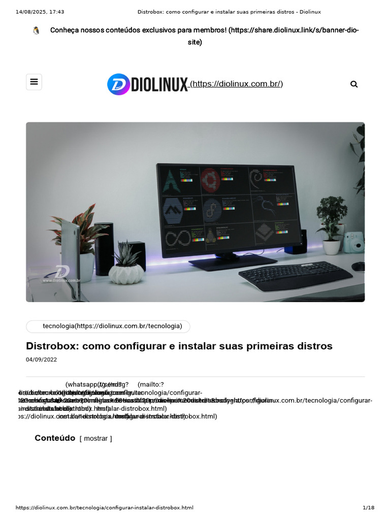 Distrobox: Instalação e Configuração | PDF | Distribuição Linux | Linux