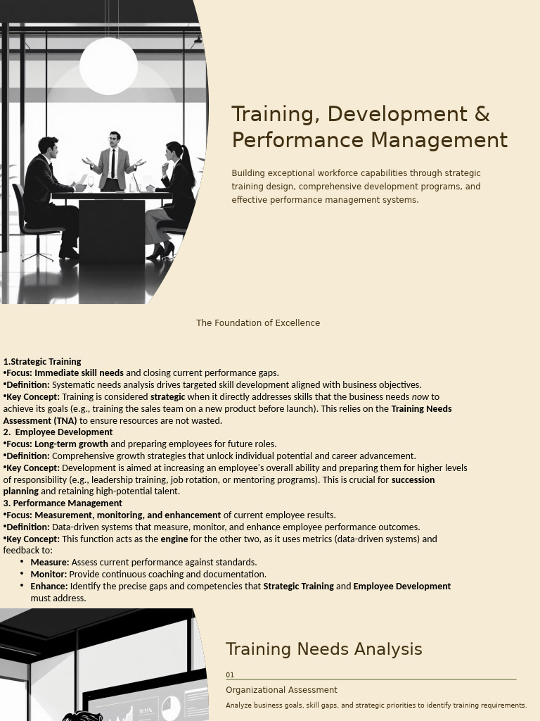 Strategic Training & Performance Management | PDF | Goal | Evaluation