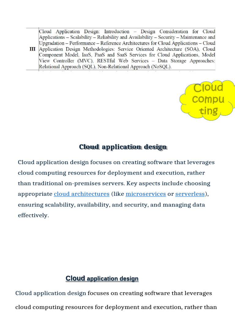 Cloud Application Design Essentials | PDF | Cloud Computing | Web Service