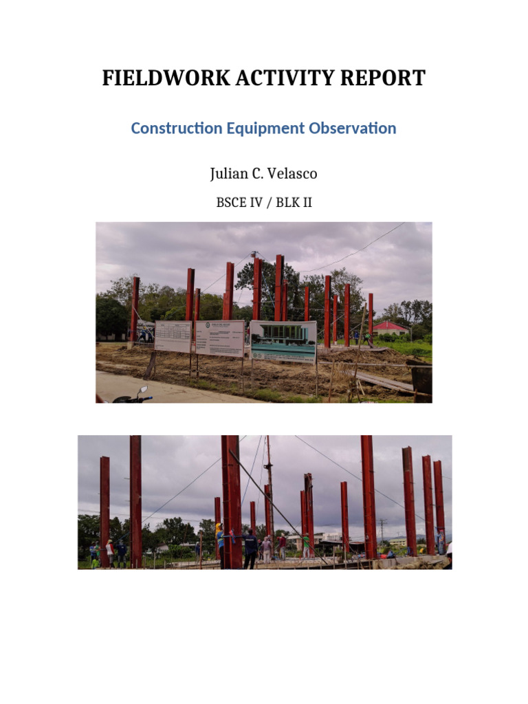 Fieldwork Final Report Formatted | PDF | Concrete | Truck