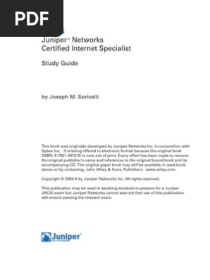 JNCIS: Juniper Networks Certified Internet Specialist Study Guide: Exam JN0-303 Soricelli， Joseph M. 51rctT-b0JL._AC_SY200_QL15_.jpg