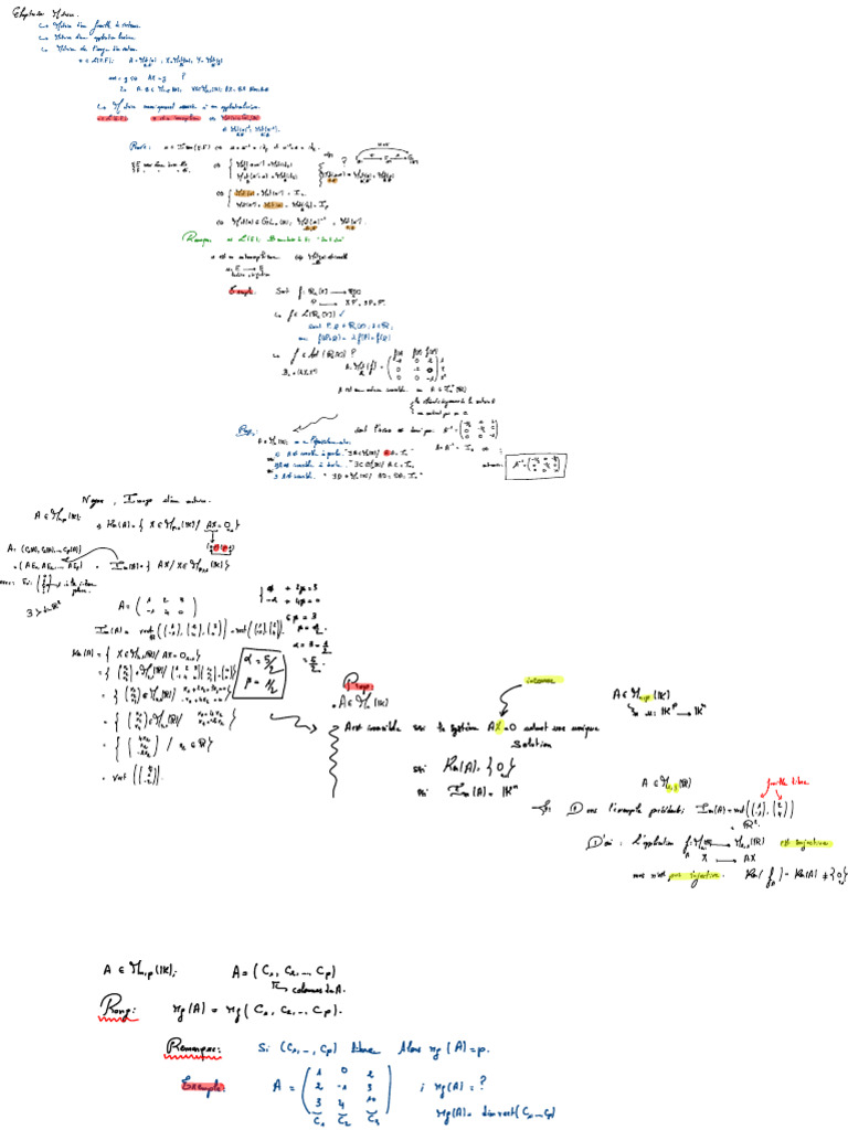 Matrices - Séance 2 | PDF