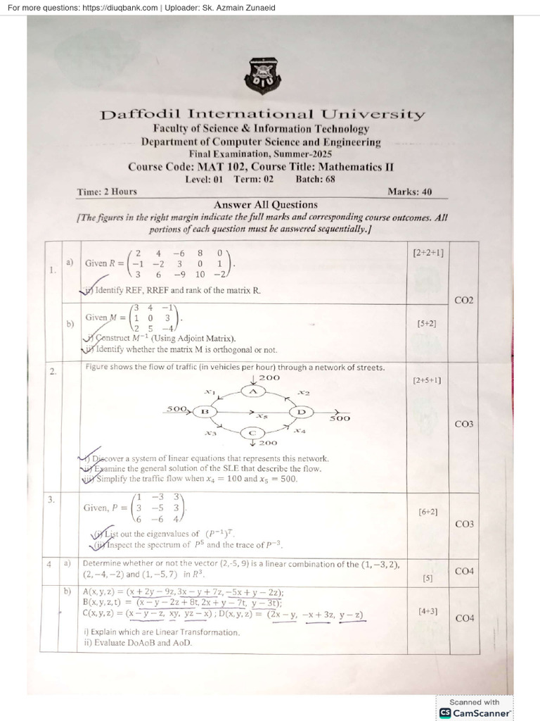 Mathematic II | PDF