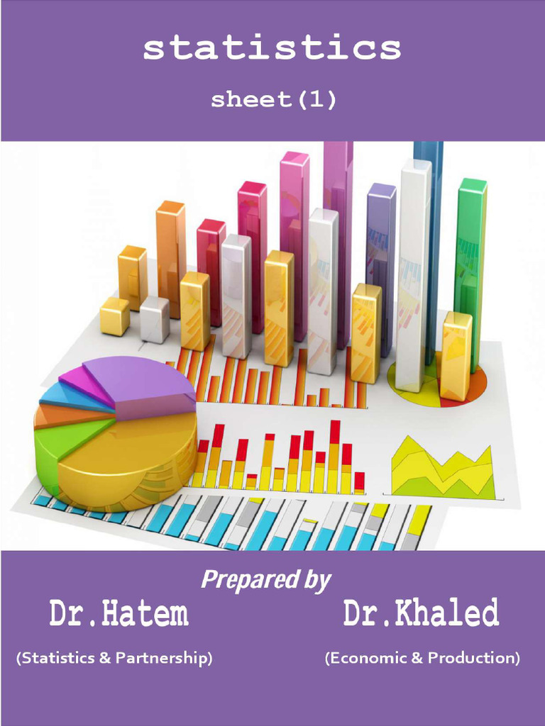 Statistics DR Hatem Sheet 1 | PDF