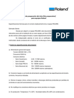 Requerimientos y Consejos de Instalación Roland