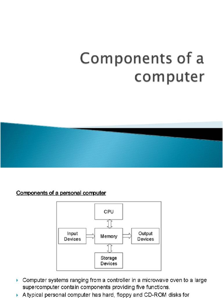 Components of A Computer | PDF