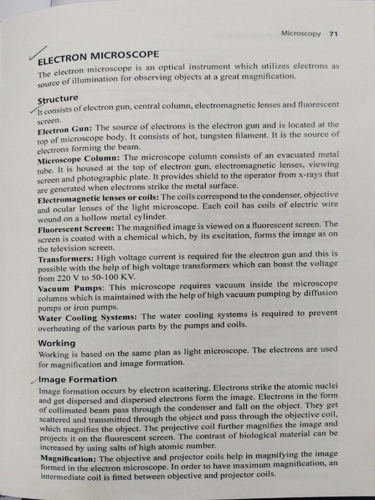 Cell Bio Practical Assignment | PDF | Microscopy | Scanning Electron ...