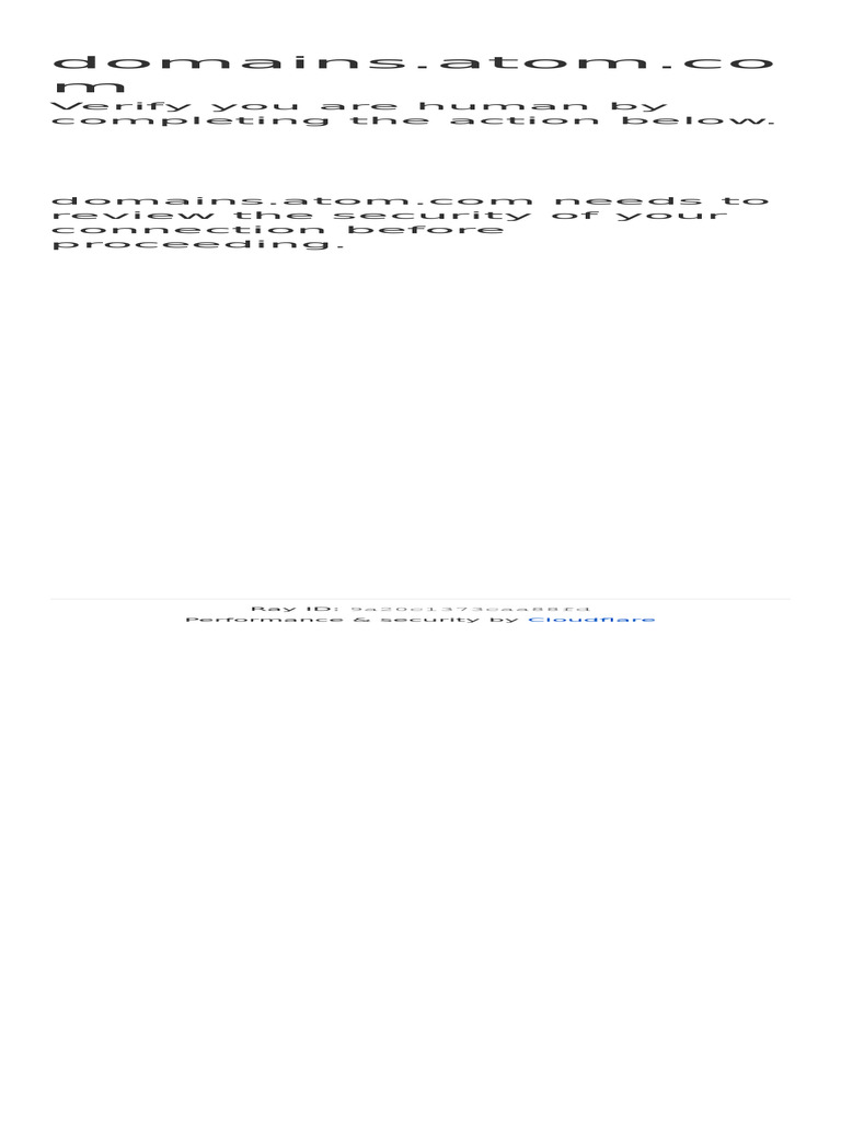 Security Verification Required for Access | PDF
