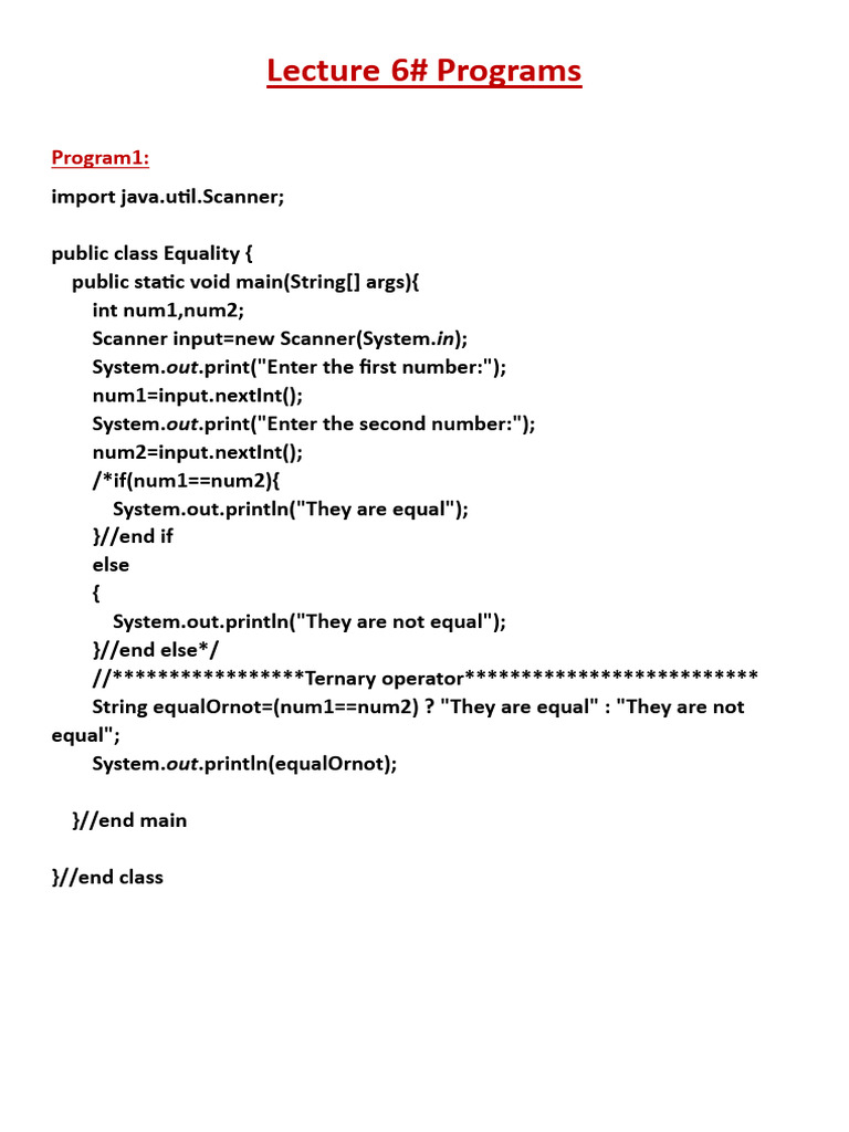 Java Programs for Number Operations | PDF | Software Engineering ...