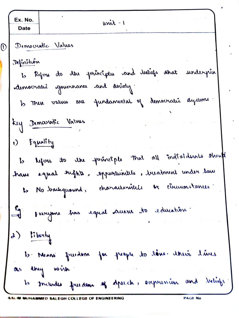 HVE Unit 1 Notes 23-Oct-2025 14-54-16 | PDF