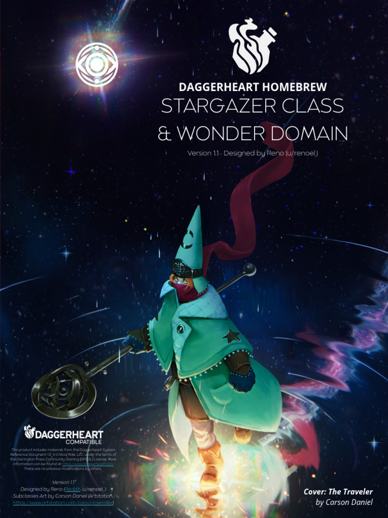 Daggerheart Stargazer + Wonder Domain (Renan Reixach) | PDF ...