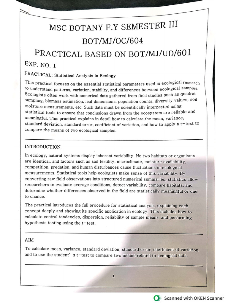 Ecology | PDF