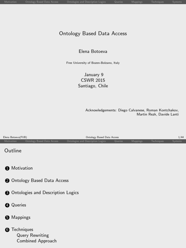 Botoeva - Tutorial - OBDA - Santiago 2015. Big Data in Industry | PDF ...