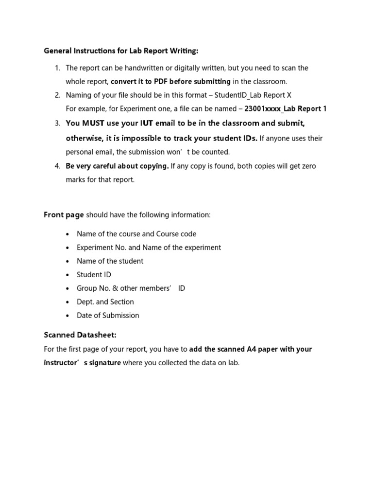 Lab Report Instructions For EEE 4282 | PDF | Computing