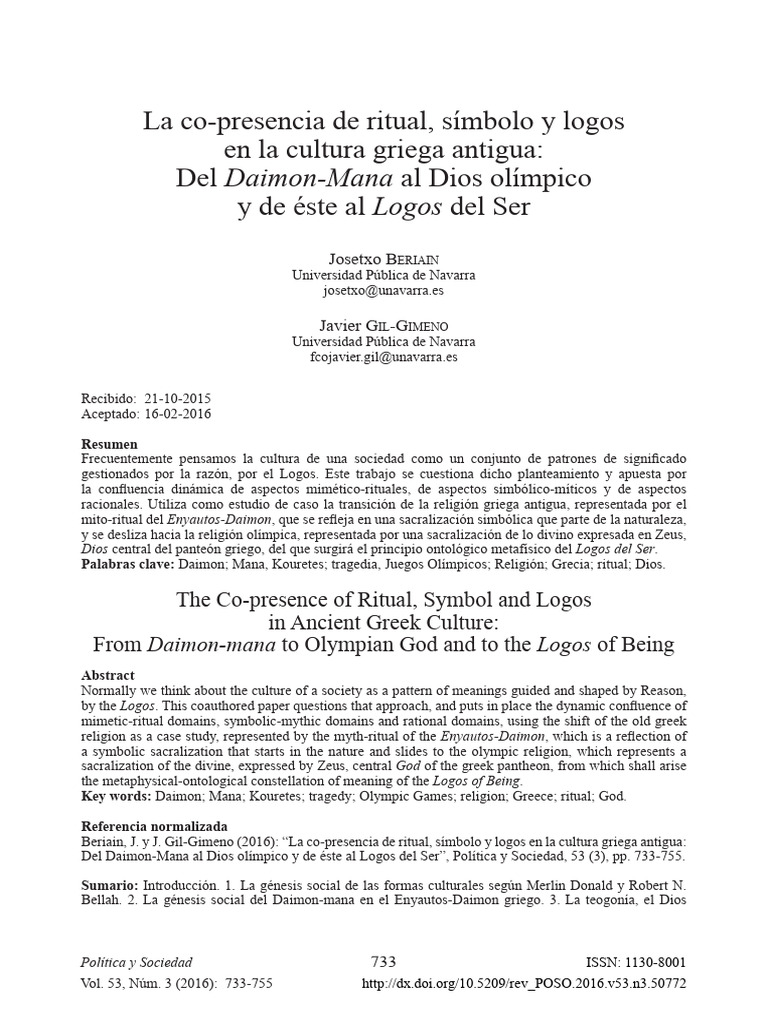 Ecob, 733-755 | PDF | Rituales | Emile Durkheim